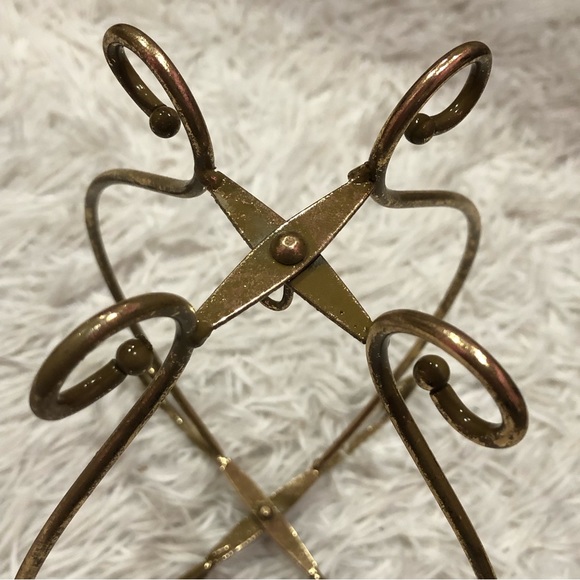 Pier 1 Single Gold Ornament Stand Holder - Picture 6 of 12